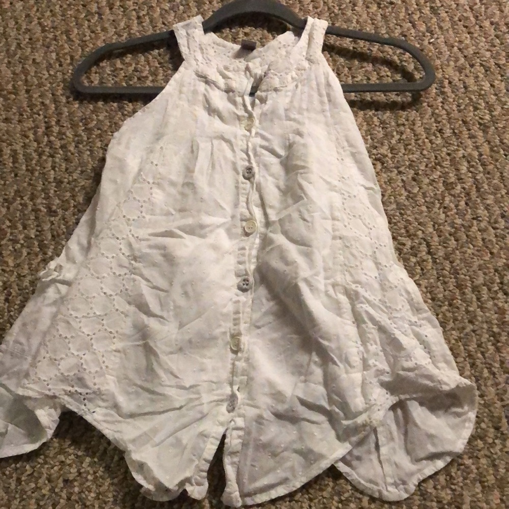 girls white summer tunic!